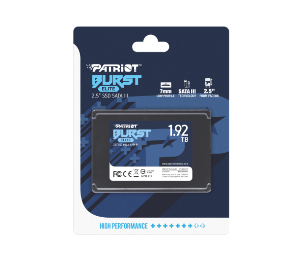 Patriot 1,92TB 2,5" SATA SSD BURST ELITE - 622642 - zdjęcie 9